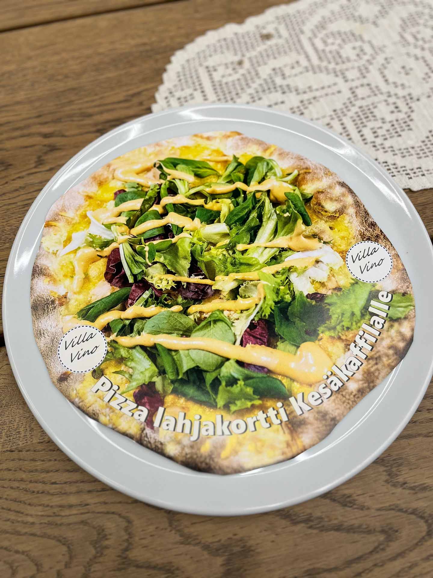 Pizzan Kokoinen Pizza lahjakortti Villa Vino Pizzan Kokoinen Pizza lahjakortti Villa Vino