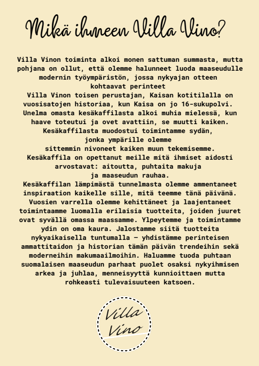 mika ihmeen villa vino
